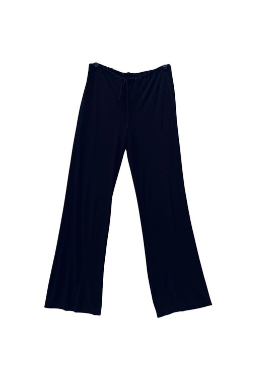 Guess Pants - Vintage Guess Collection Black Wide Leg Drawstring Sheer Pants Y2K Minimalist